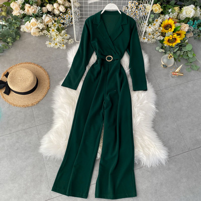 Női hosszú overall több színben övvel