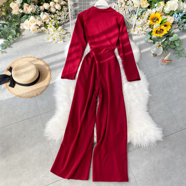 Női hosszú overall több színben övvel