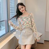 Χρωματιστό γυναικείο πουλόβερ  με λαιμόκοψη O σε διάφορα χρώματα