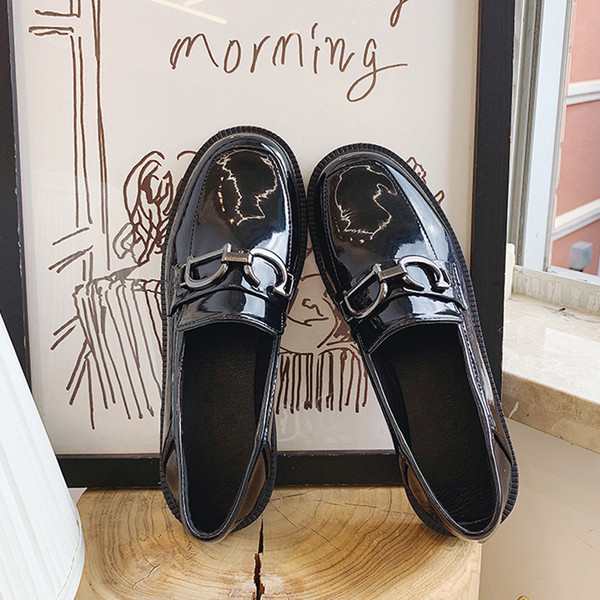 Pantofi casual dama cu element metalic in negru