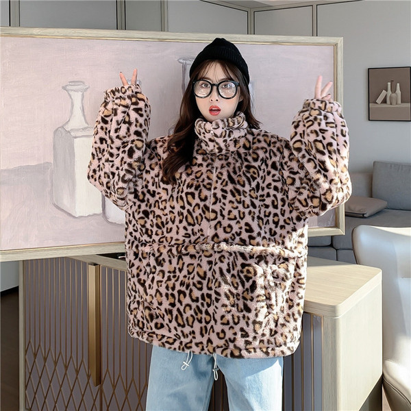 Γυναικείο φούτερ με ζωικό τύπωμα - δύο χρώματα