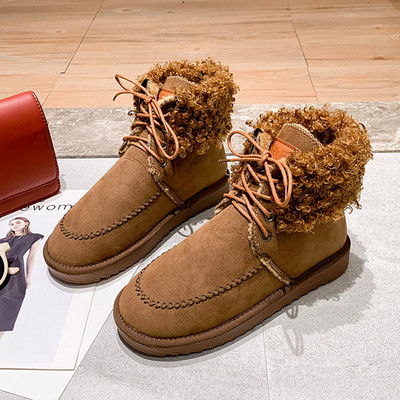 Modern női téli csizma puha béléssel fekete, barna és szürke színben