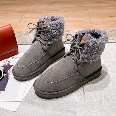 Modern női téli csizma puha béléssel fekete, barna és szürke színben