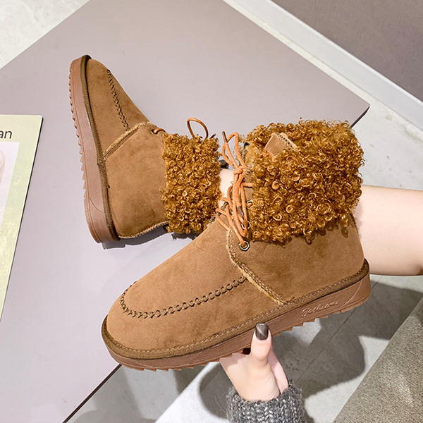 Modern női téli csizma puha béléssel fekete, barna és szürke színben