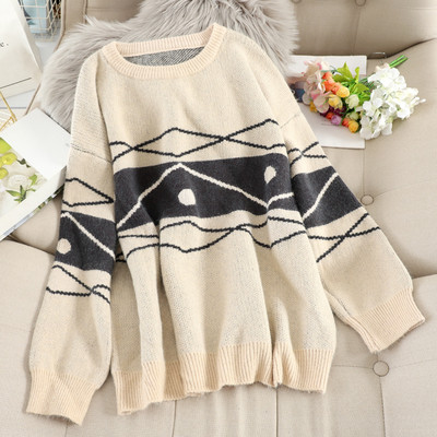 Pulover de dama cu decolteu rotund in trei culori