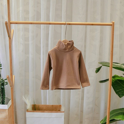 Καθημερινή παιδική μπλούζα με ψηλό κολάρο για αγόρια σε διάφορα χρώματα