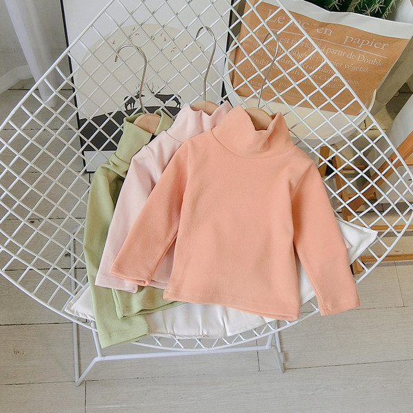 Καθημερινή παιδική μπλούζα με ψηλό κολάρο για αγόρια σε διάφορα χρώματα