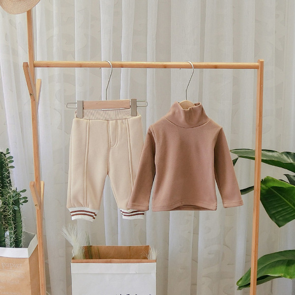 Καθημερινή παιδική μπλούζα με ψηλό κολάρο για αγόρια σε διάφορα χρώματα