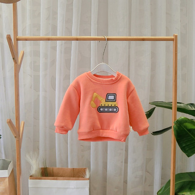 Καθημερινή παιδική μπλούζα για αγόρια σε μπεζ, μπλε, κίτρινο και πορτοκαλί χρώμα