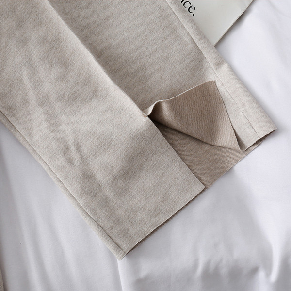 Pantaloni eleganti de dama cu talie inalta si elastic in trei culori