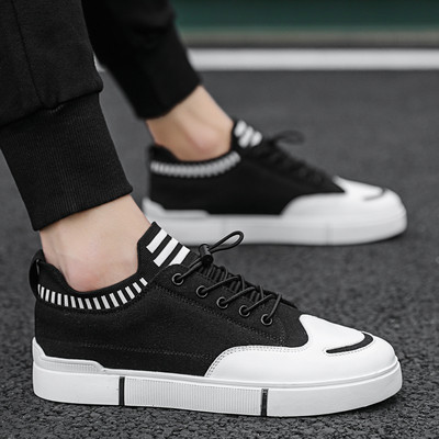 Tenisi casual barbatesti cu sireturi si talpa groasa in trei culori