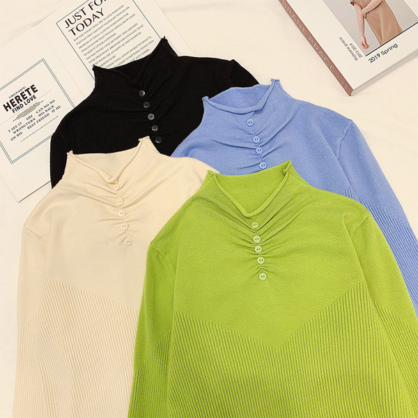 Γυναικεία μπλούζα με κουμπιά σε διάφορα χρώματα