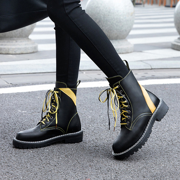 Cizme casual dama din piele de culoare neagra