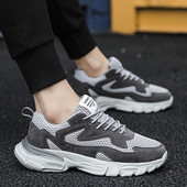 Αθλητικά ανδρικά παπούτσια με δεσμούς σε τρία χρώματα