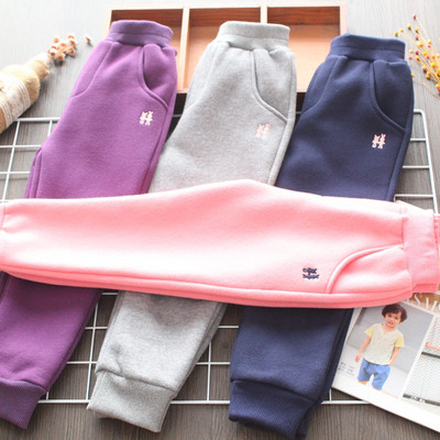 Νέο μοντέλο καθημερινό παιδικό αθλητικό παντελόνι για κορίτσια σε γκρι, ροζ, μπλε και μοβ χρώμα