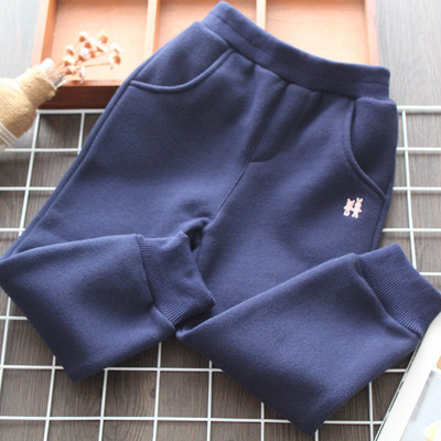 Model nou de pantaloni sport pentru copii de zi cu zi pentru fete în gri, roz, albastru și violet