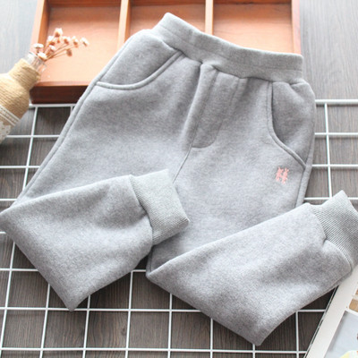 Model nou de pantaloni sport pentru copii de zi cu zi pentru fete în gri, roz, albastru și violet