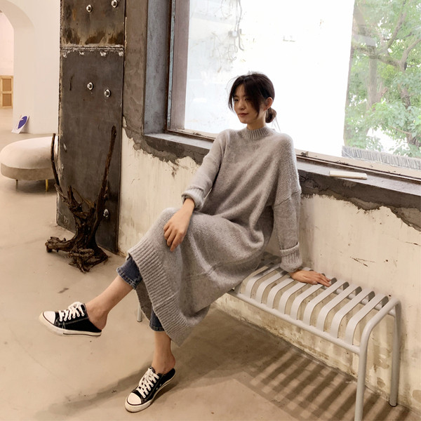 Rol lung de iarna de zi cu zi cu guler polo in trei culori