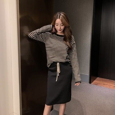 Γυναικείο σετ  σε μαύρο και γκρι χρώμα