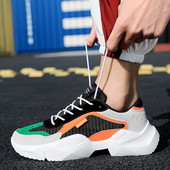 ΝΕΟ μοντέλο μοντέρνα αθλητικά ανδρικά παπούτσια με σκληρή σόλα σε τρία χρώματα