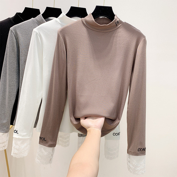 Γυναικέιο ζιβάνκο με δαντέλα σε τέσσερα χρώματα