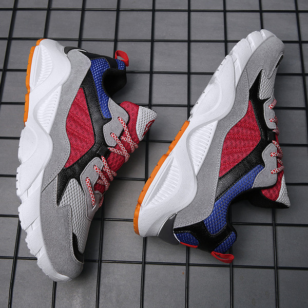 Καθημερινά ανδρικά παπούτσια με σκληρή σόλα και κορδόνια σε τρία χρώματα