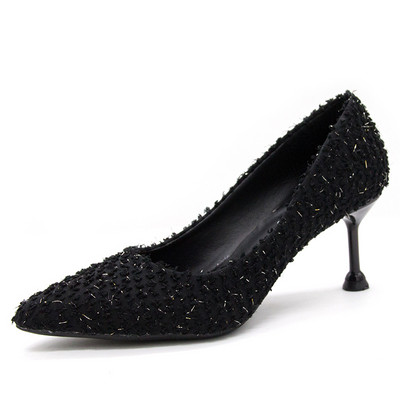 Pantofi de dama eleganti cu toc subtire - model ascutit