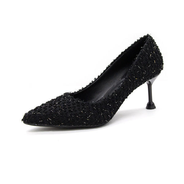 Pantofi de dama eleganti cu toc subtire - model ascutit