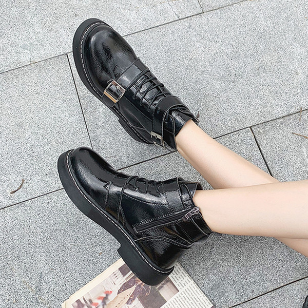 Cizme de top dama cu elemente metalice de culoare neagra