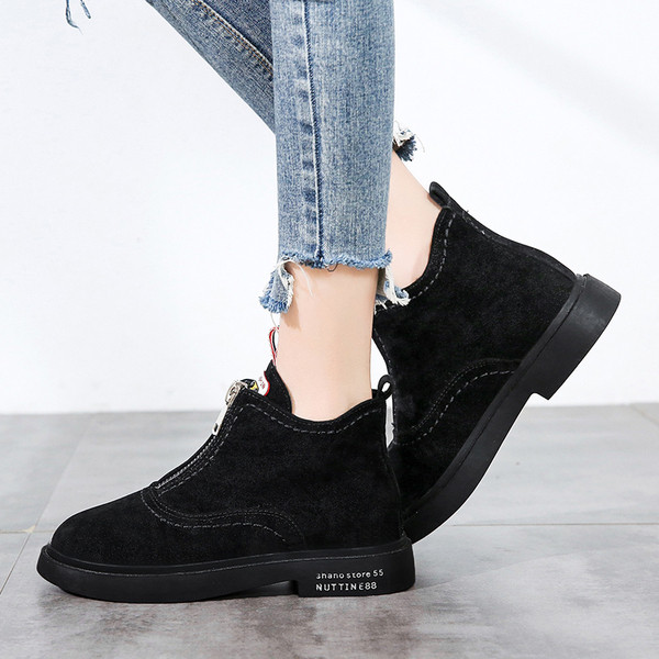 Cizme casual dama piele model ascutit