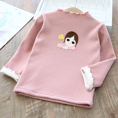 Új modell O-nyakú gyerekblúz lányoknak többféle színben