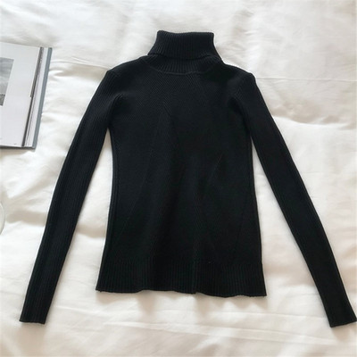 Pulover de dama modern cu guler polo in bej, negru si maro