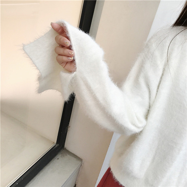 Γυναικείο καθημερινό φούτερ με ωοειδές ντεκολτέ στο κόκκινο και λευκό χρώμα