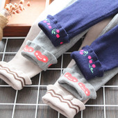 Jambiere copii model nou pentru fete in albastru, gri si bej