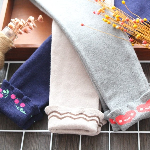 Jambiere copii model nou pentru fete in albastru, gri si bej