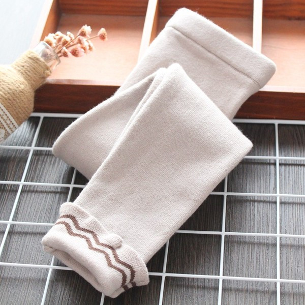 Jambiere copii model nou pentru fete in albastru, gri si bej