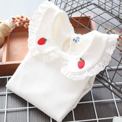 Νέο μοντέλο παιδικό μπλουζάκι με κεντήματα σε λευκό χρώμα