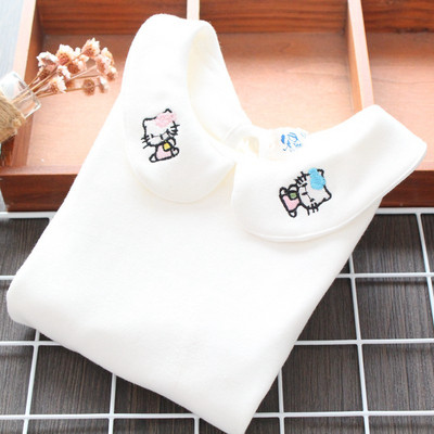 Νέο μοντέλο παιδικό μπλουζάκι με κεντήματα σε λευκό χρώμα