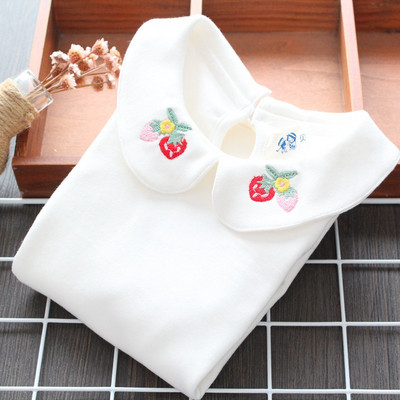 Νέο μοντέλο παιδικό μπλουζάκι με κεντήματα σε λευκό χρώμα