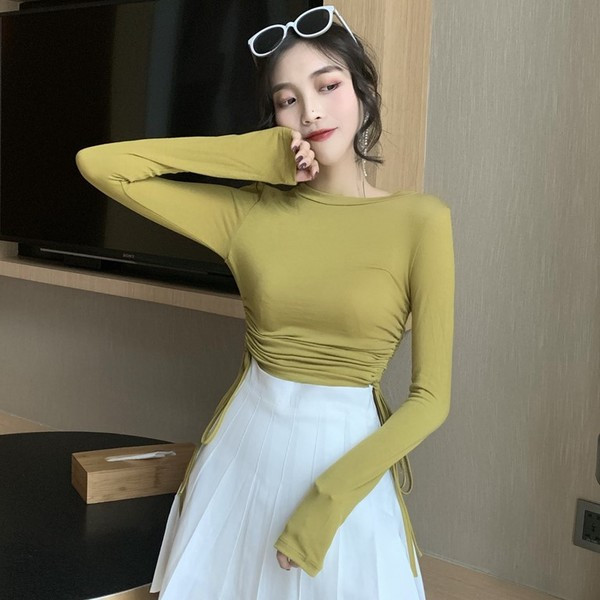 Bluza scurta de dama, cu cravate in mai multe culori