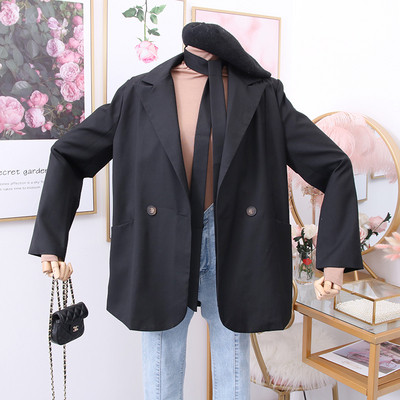 Palton modern de dama cu centura si nasturi in negru si maro