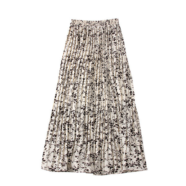 Modern női rakott szoknya mintával - többféle színben