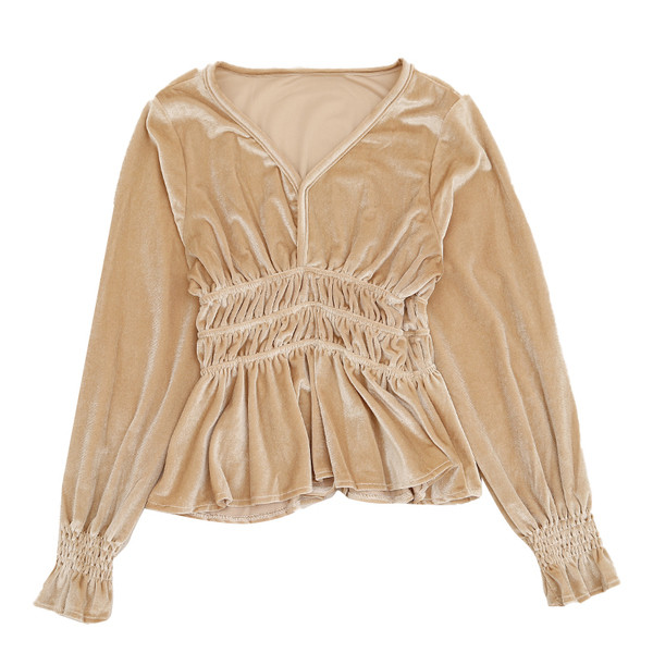 Casual Γυναικεία μπλούζα με λαιμόκοψη και μακρύ μανίκι σε πέντε χρώματα