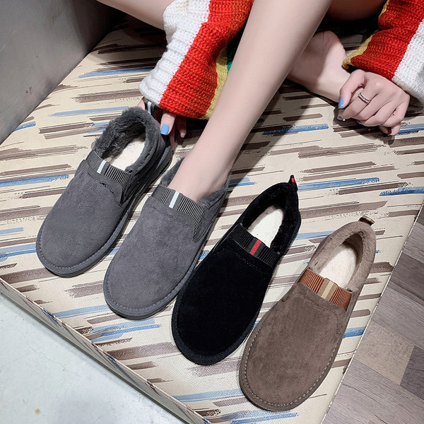 Γυναικεία  χειμερινά παπούτσια  με απαλή επένδυση σε τρία χρώματα