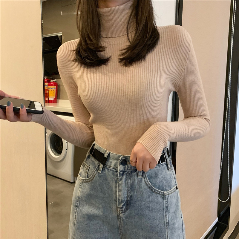 Pulover casual dama cu guler polo in mai multe culori