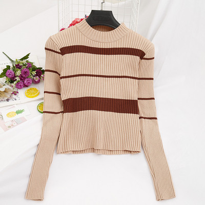 Bluză casual de damă cu decolteu oval în cinci culori