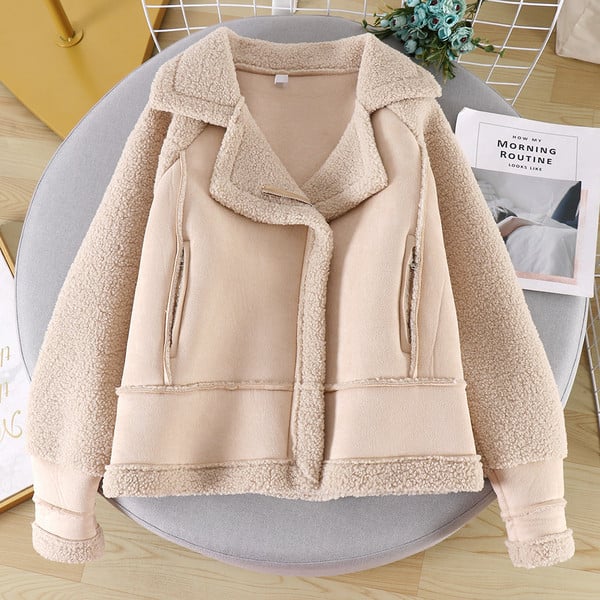 Palton casual dama cu fermoar in mai multe culori