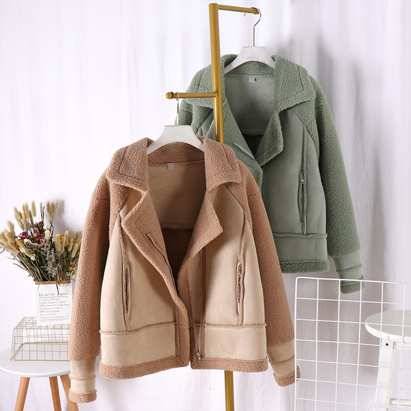 Palton casual dama cu fermoar in mai multe culori