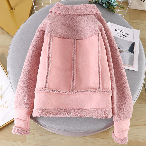 Palton casual dama cu fermoar in mai multe culori