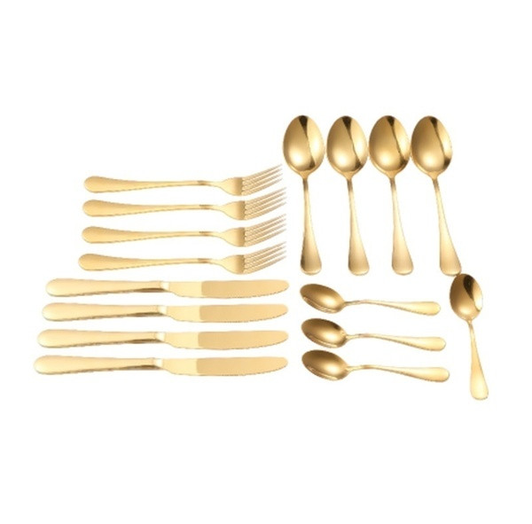 Σετ μαχαιροπίρουνων δεκαέξι  τεμάχια σε τρία χρώματα